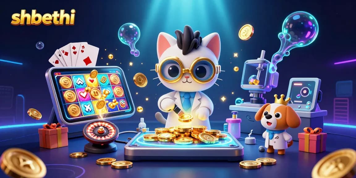 Spin, win, and explore exciting games at shbethi's vibrant online casino filled with golden coins and action.