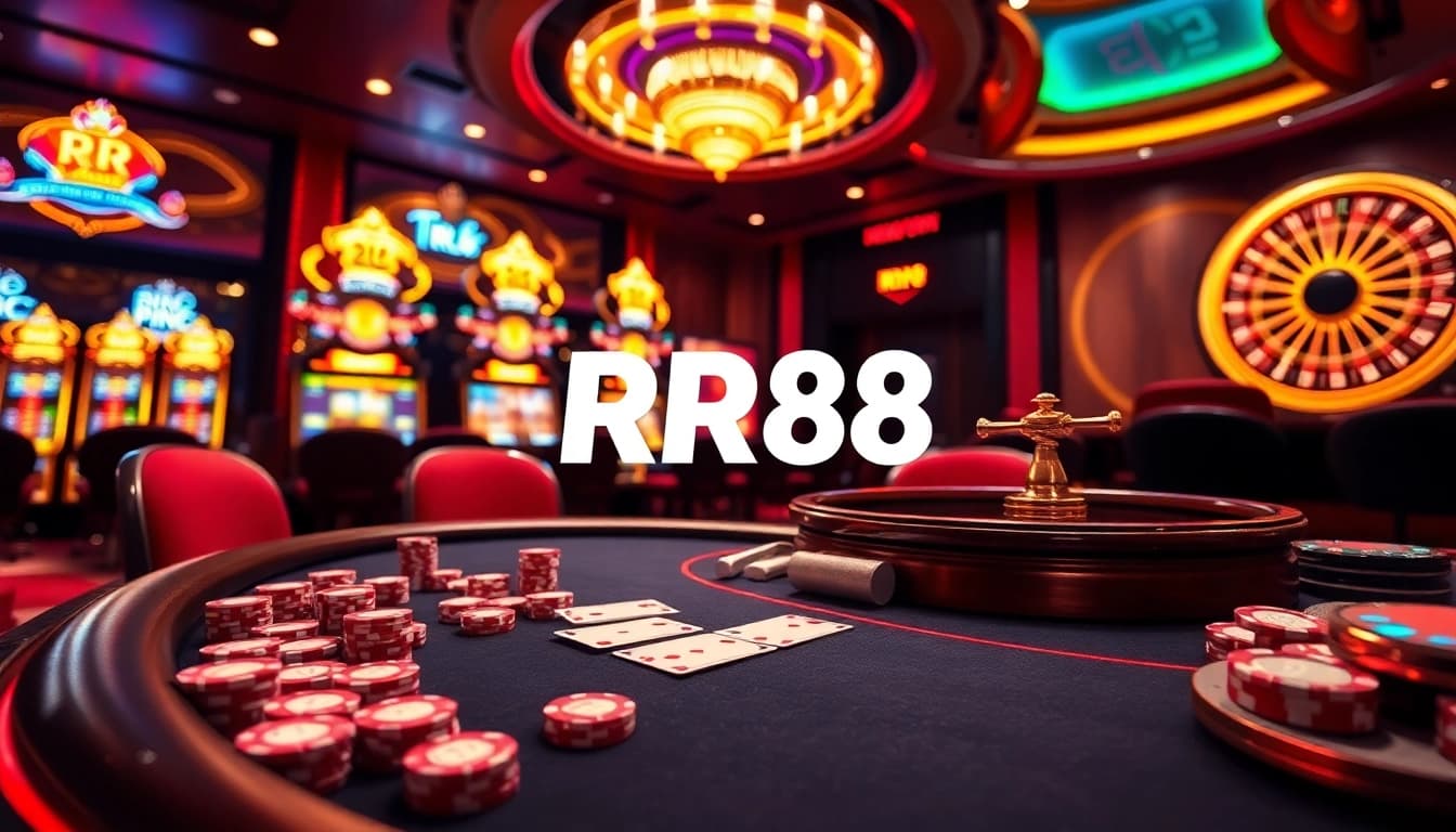 Experience the thrill of RR88 casino with vibrant games and luxury betting atmosphere.