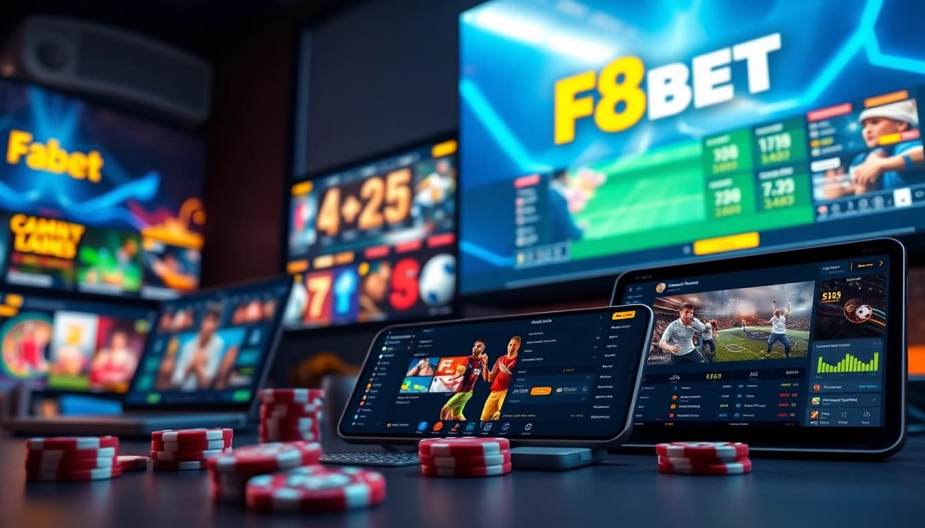 Engaging online betting experience at F8BET platform showcasing interactive games and live sports.