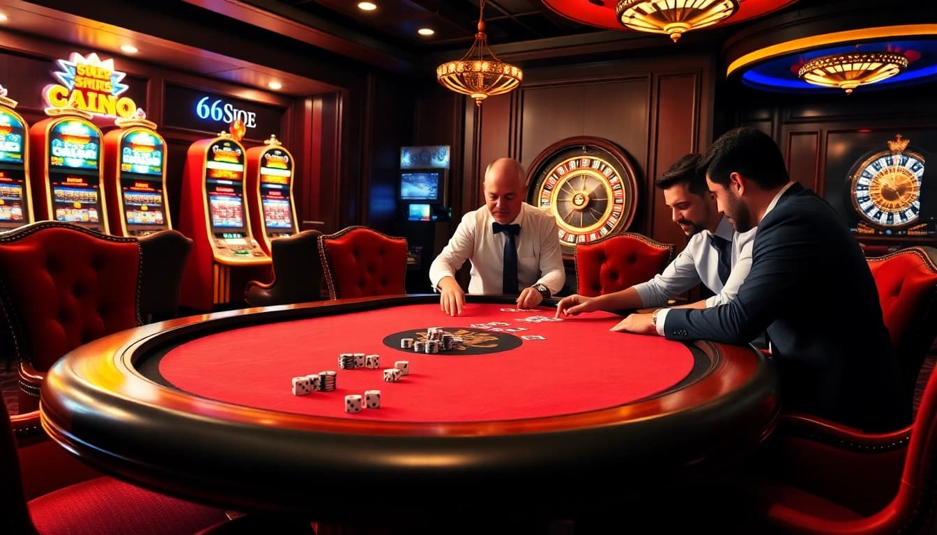 Experience the thrill of gaming at https://mb66-t.com/ with luxurious poker and slot machines.