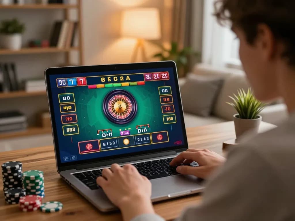 Player enjoying an exciting online gaming session at TR88, engaged in a live roulette game interface.
