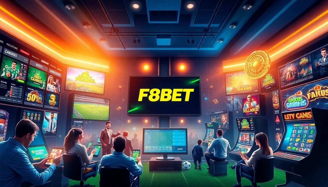 F8BET engaging online gaming experience with vibrant visuals and user-friendly interfaces.