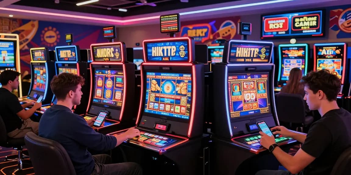 Players exploring new online casinos UK with vibrant displays of modern slot games and promotions.
