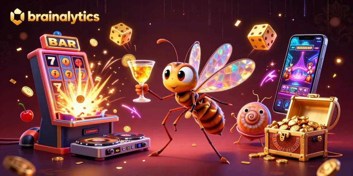 Engage with dynamic casino action through brainalytics and vibrant 3D illustrations.