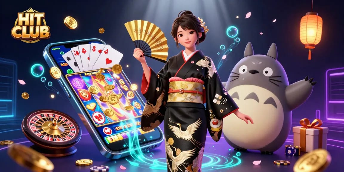 Engage in thrilling gameplay at HIT CLUB with vibrant 3D visuals and dynamic casino elements.