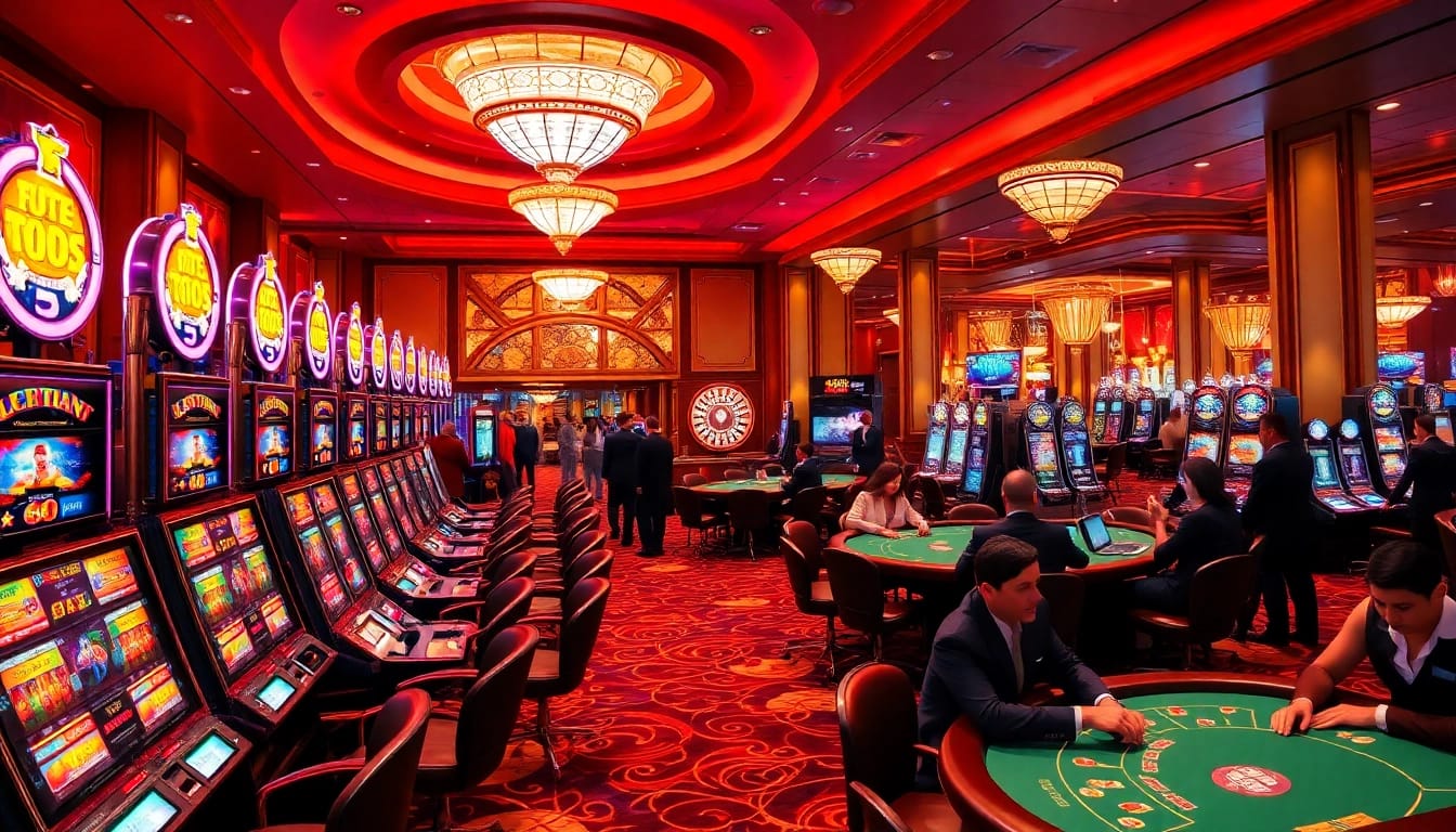 Experience high-stakes thrills at DF999 casino with vibrant tables and eager players.