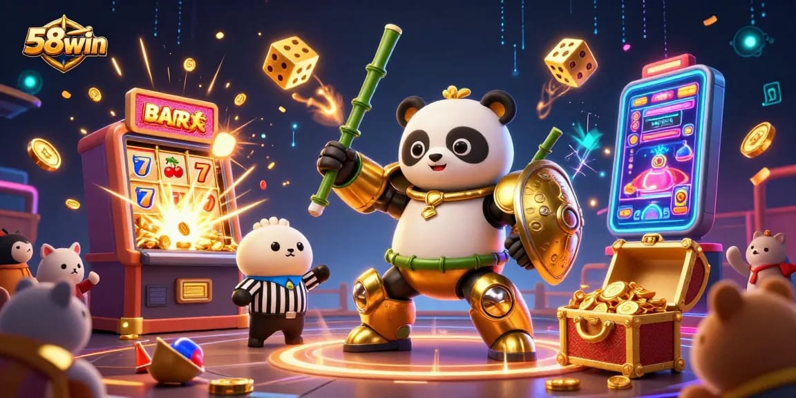 Experience thrilling gameplay at 58win with vibrant slot machines and interactive casino elements.