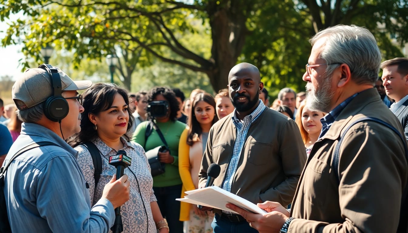 Engaging community interview featured on https://www.thedailynewsonline.com showcasing local news coverage.