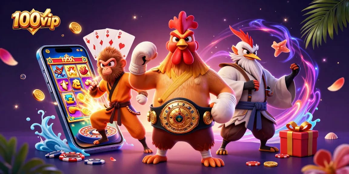 Engage with top-tier games at 100vip, featuring dynamic characters and exciting casino elements.