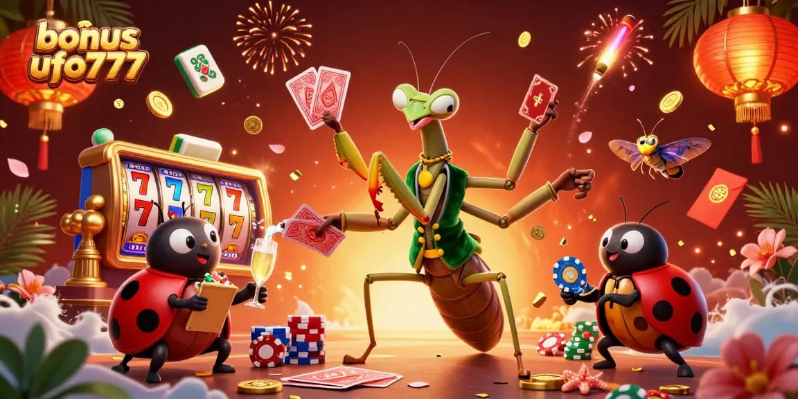 Experience thrilling gameplay with bonus ufo777 in this vibrant casino scene full of excitement and fortune.