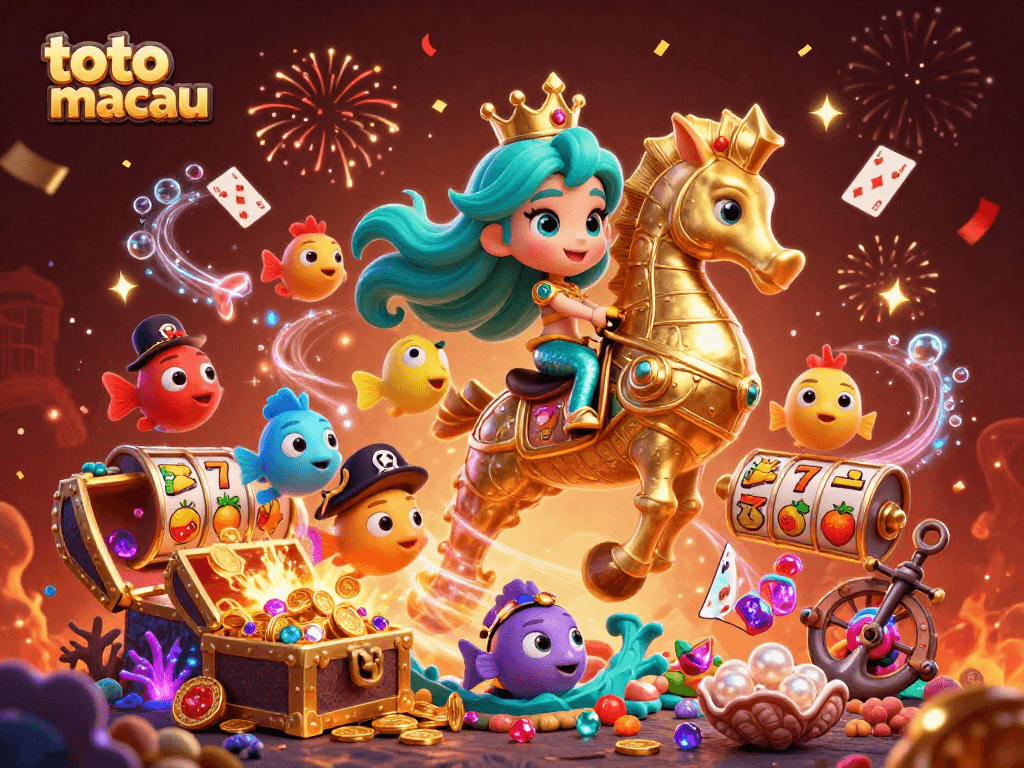 Play and win with Toto Macau's exciting slot games amidst vibrant underwater treasures!