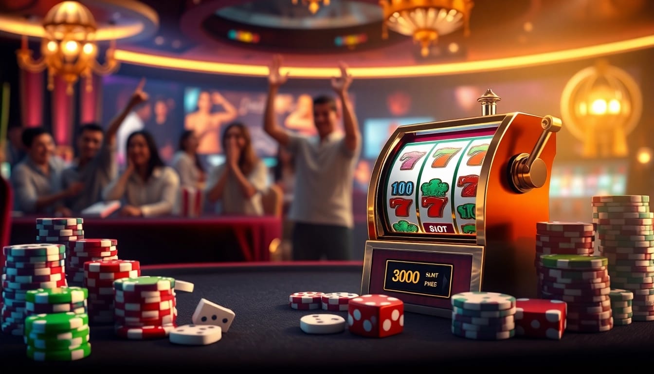 Experience the thrill of gaming at boosterjp with visually stunning slot machines and casino ambiance.
