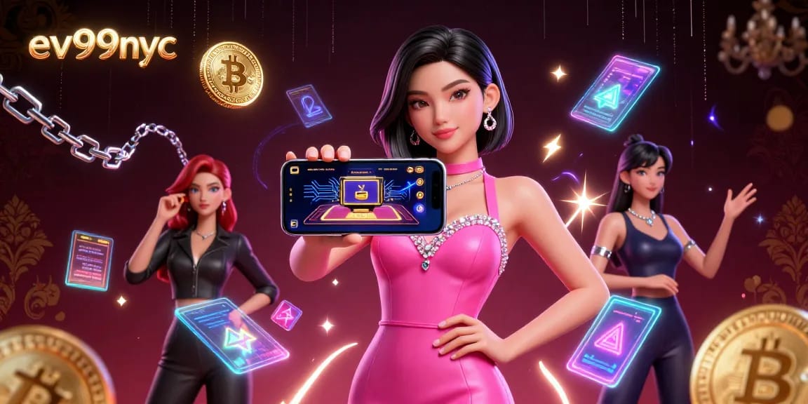 Engage in thrilling gaming with ev99nyc, showcasing live dealer games and cryptocurrency excitement.