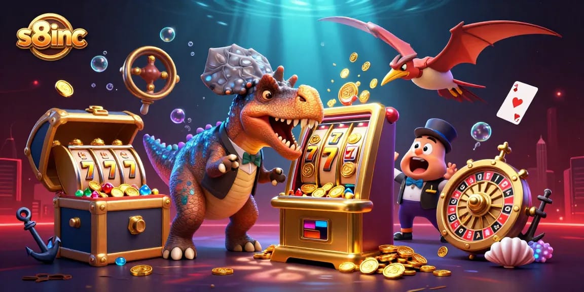 s8inc players engaging with dynamic gaming action celebrating jackpot wins