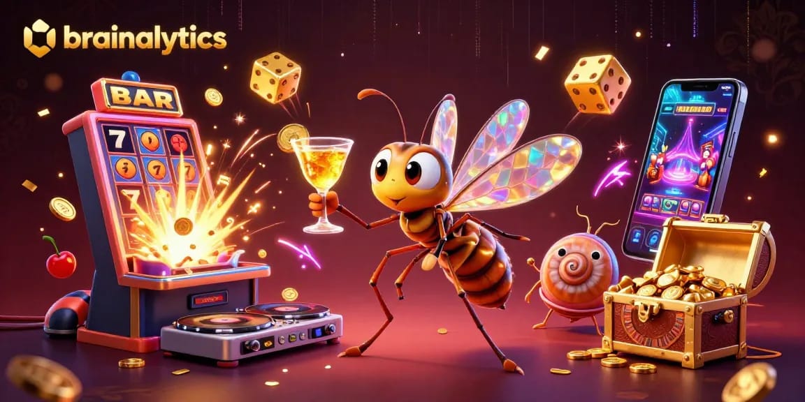 Engage with dynamic casino action through brainalytics and vibrant 3D illustrations.