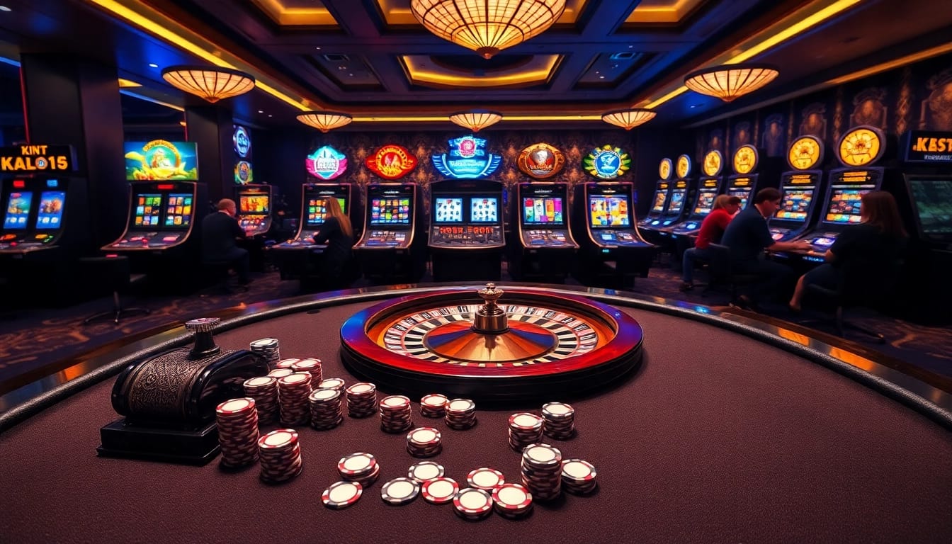Experience luxury gaming at Xin88 with vibrant casino tables and high-stakes poker action.