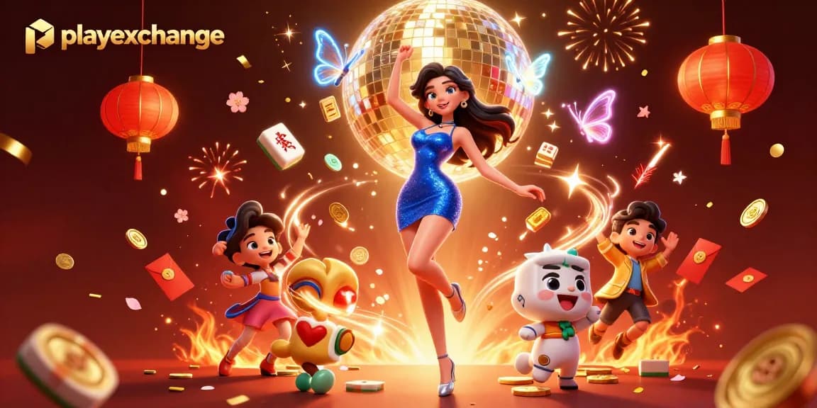 Experience the excitement of playexchange with vibrant 3D gambling elements and dynamic characters.
