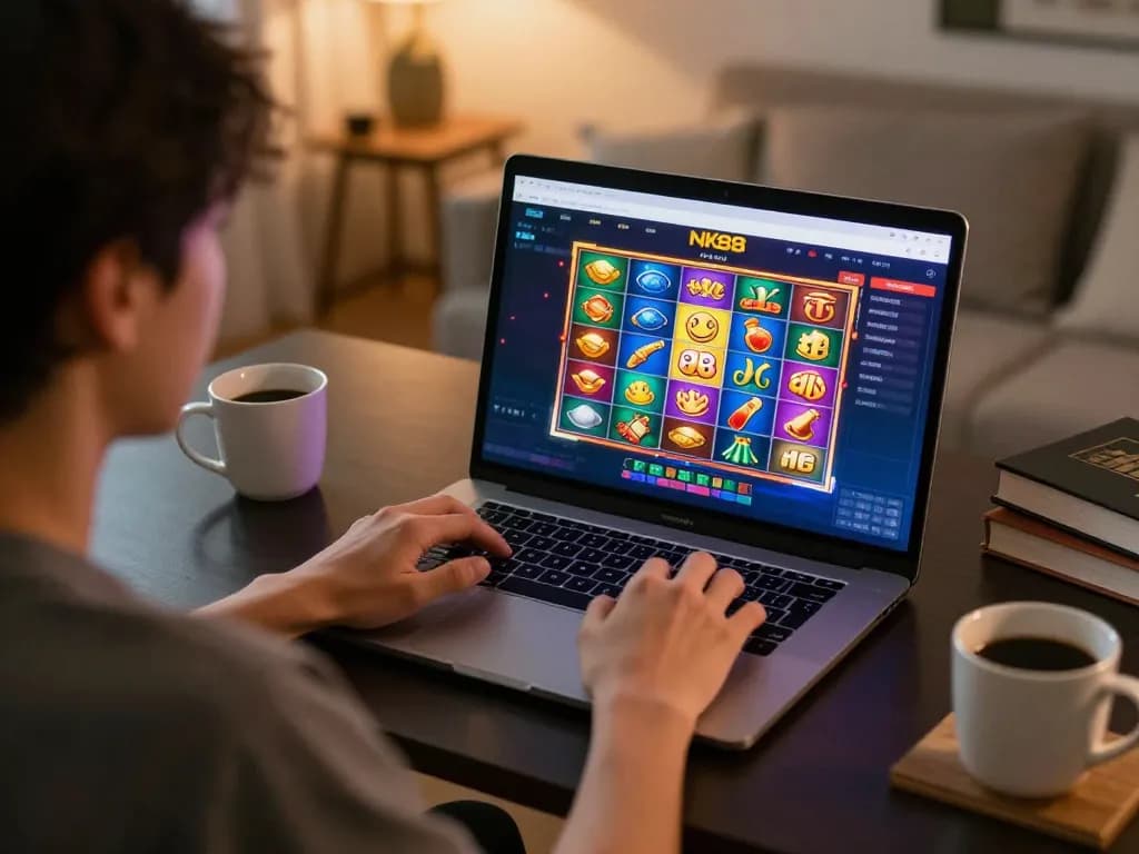Experience dynamic online gameplay at nk88 with exciting slots and a cozy setting