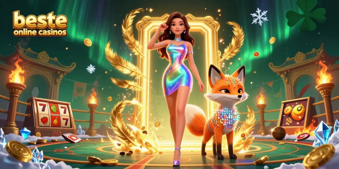 Play at the beste online casinos while enjoying vivid illustrations of vibrant slots and captivating games.