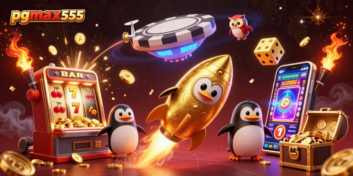 เล่นเกมสล็อตที่ pgmax555 ด้วยสุดยอดการแสดงผล 3 มิติที่เต็มไปด้วยสีสัน