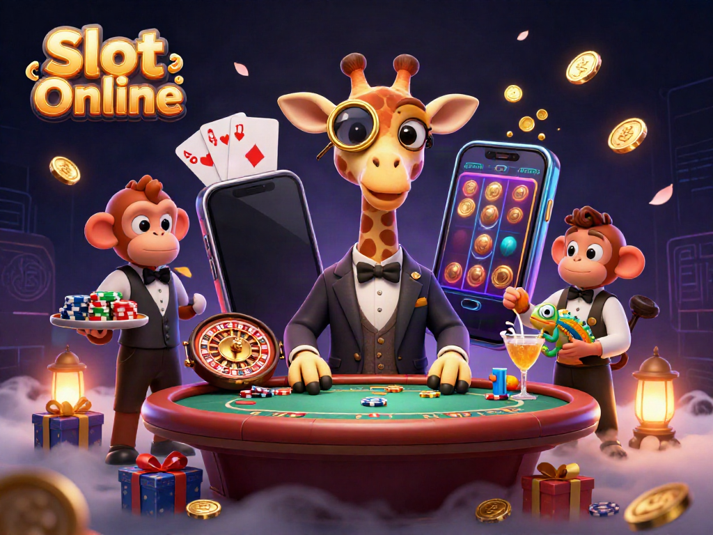 Raih jackpot di Slot Online dengan ilustrasi 3D menakjubkan dari jerapah canggih dan kawan-kawannya.