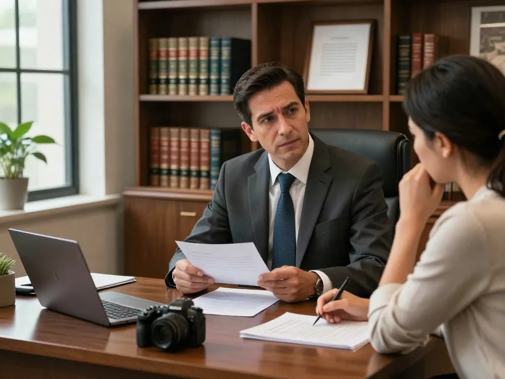 Marietta DUI consultation with attorney at law office, showcasing personalized legal support.