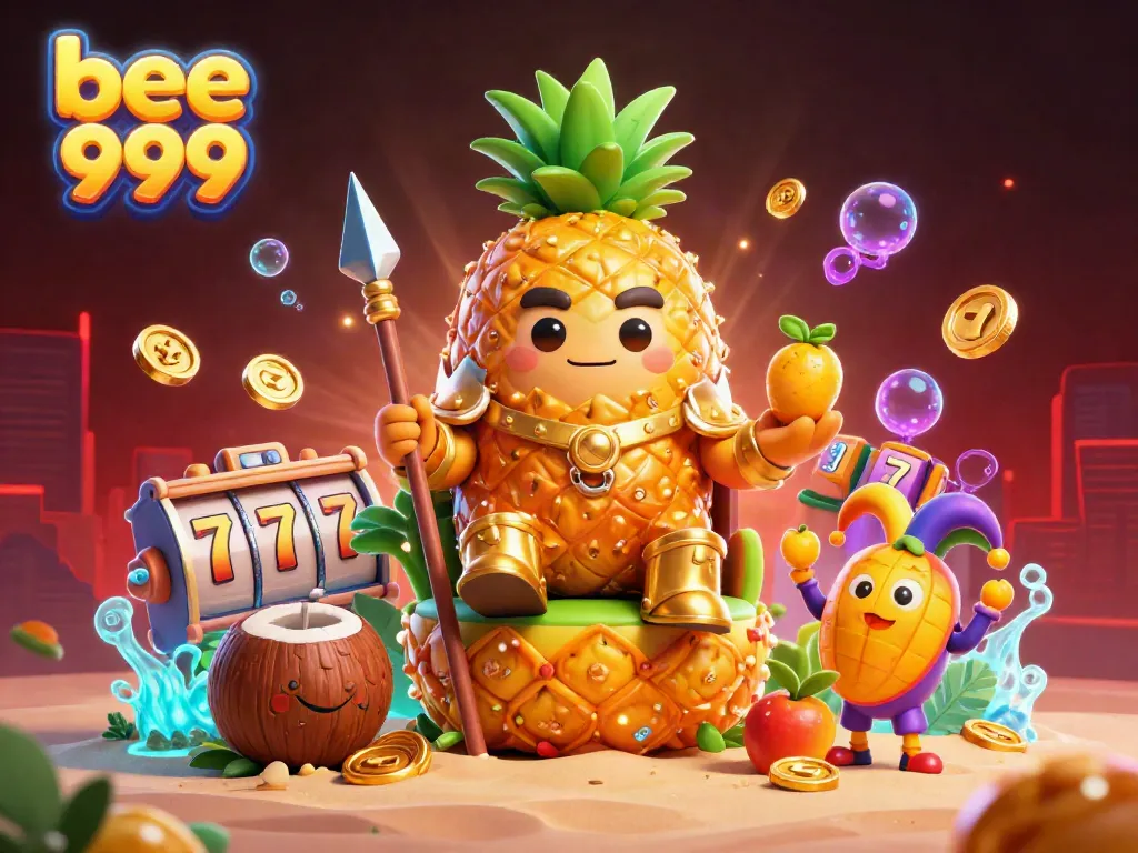 Engage in thrilling slots and jackpots at bee 999 with vibrant, casino-themed visuals.