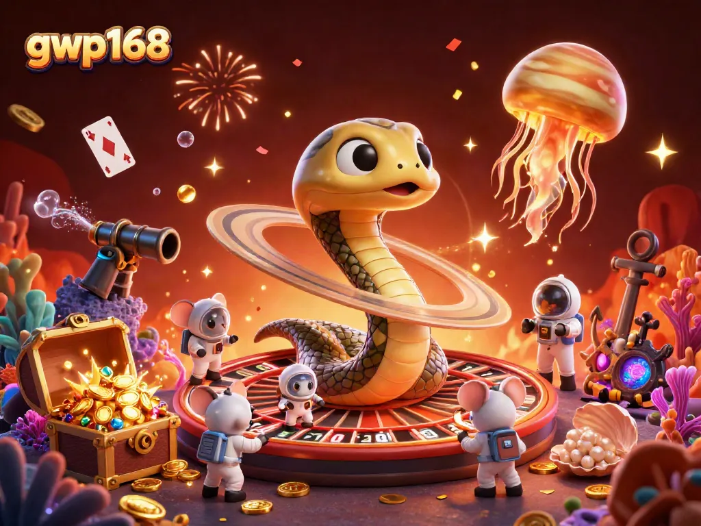 Menghibur dengan bermain di gwp168, ikan dan astronaut ikut bertarung dalam pertandingan jackpot cosmic.