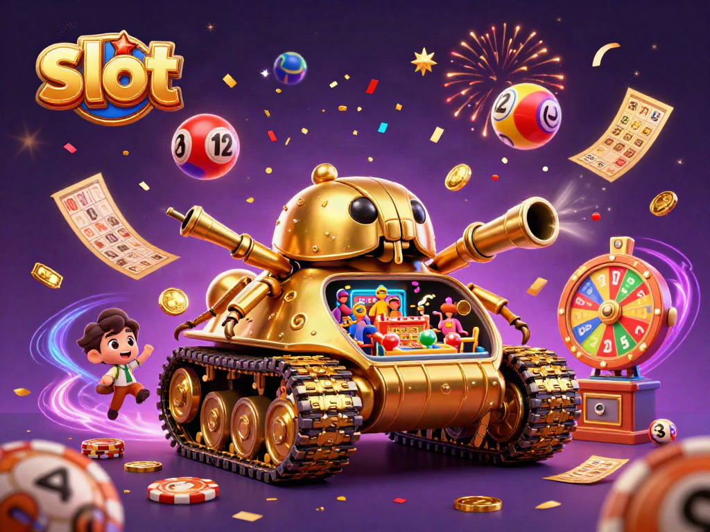 Engaging slot gameplay scene featuring colorful elements and a creative casino tank.