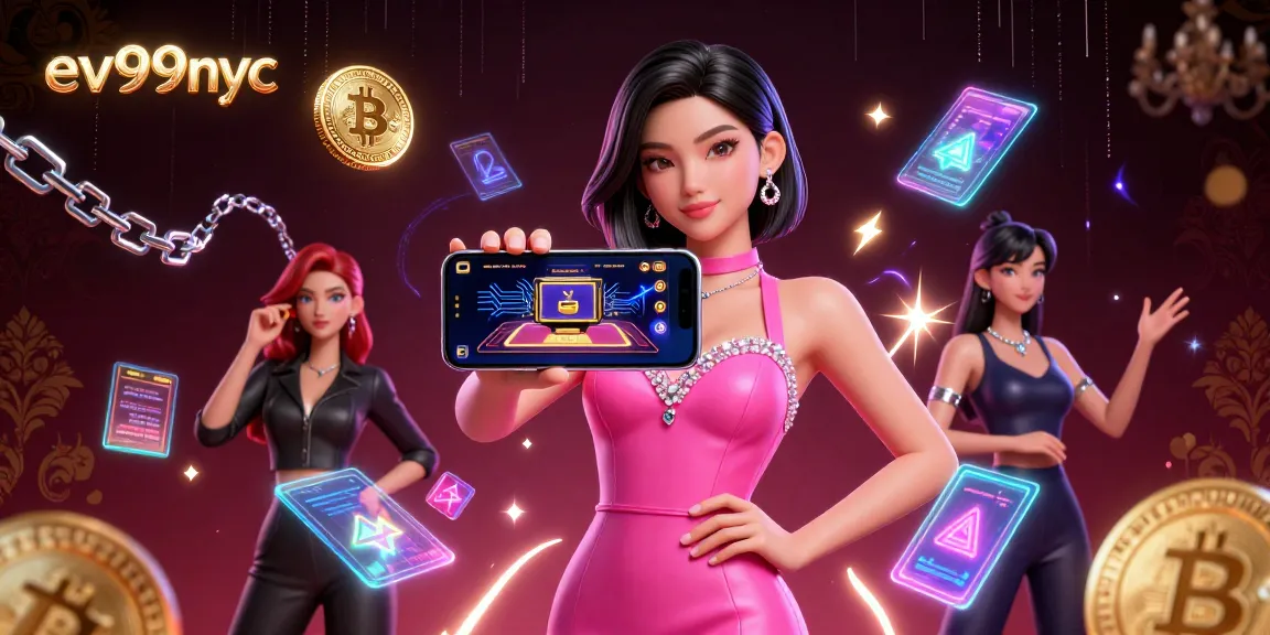 Engage in thrilling gaming with ev99nyc, showcasing live dealer games and cryptocurrency excitement.