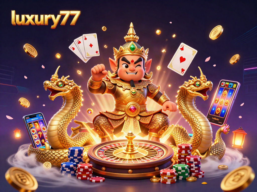 Experience the thrilling moments of luxury777 with dynamic wins and vibrant casino action through enchanting 3D illustrations.