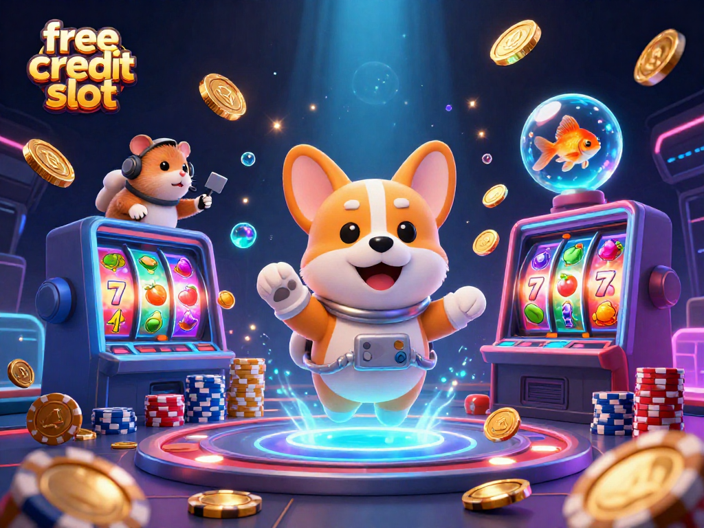 Experience thrilling gameplay with free credit slot opportunities in a vibrant online casino scene.