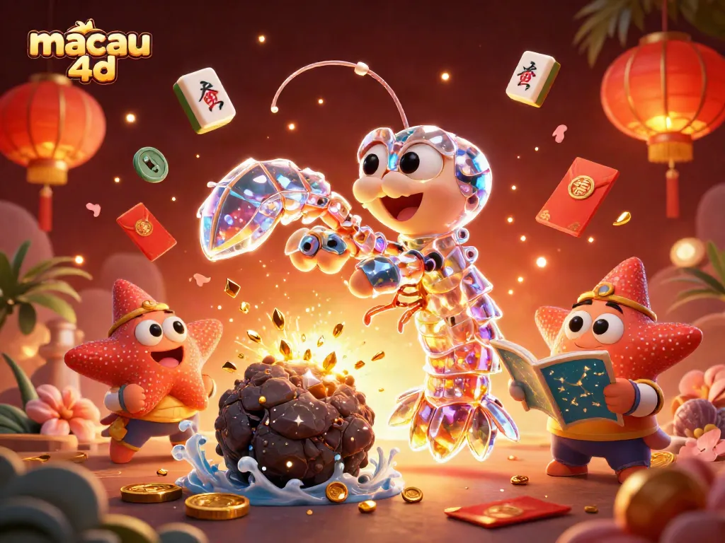Menangkan hadiah dalam permainan macau 4d dengan samurai udang mantis yang beraksi melawan asteroid yang meledak menjadi harta karun.
