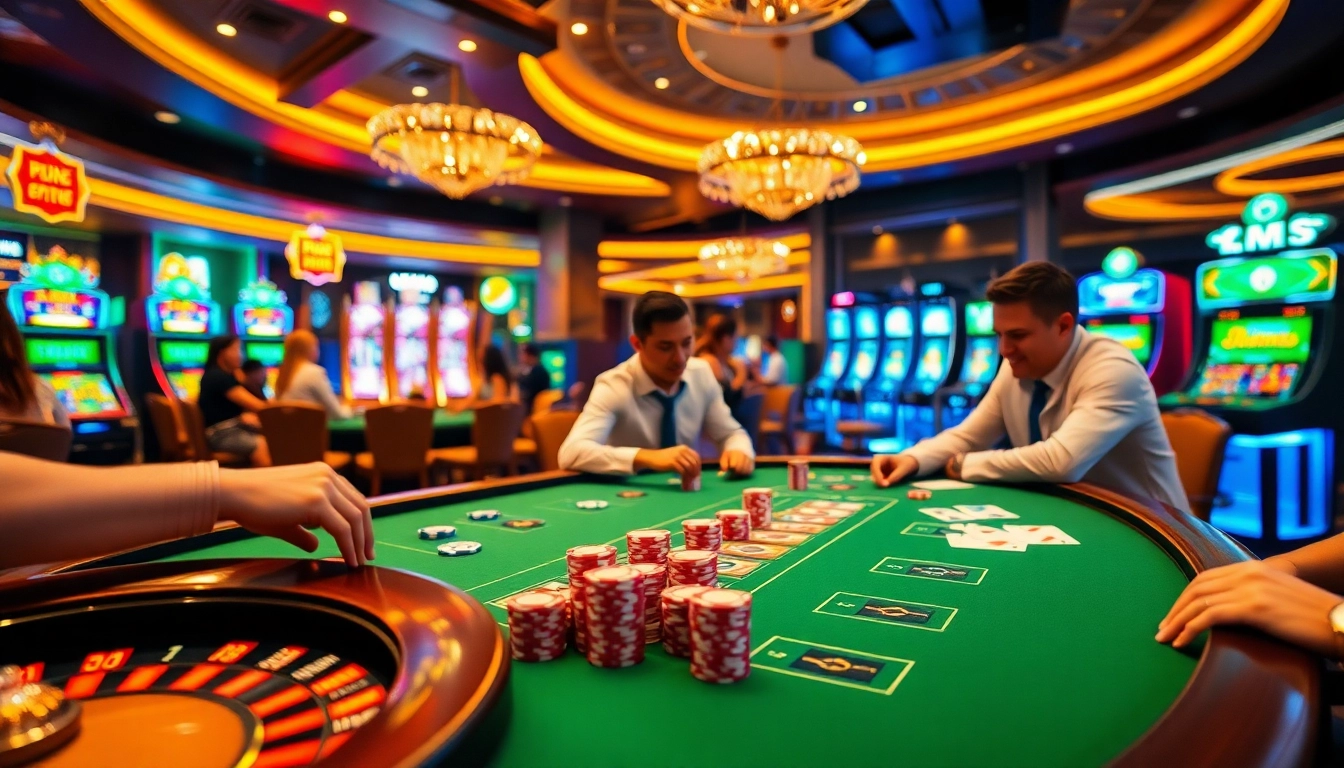 Experience thrilling poker action at rr88co.net with vibrant chips and engaging players.