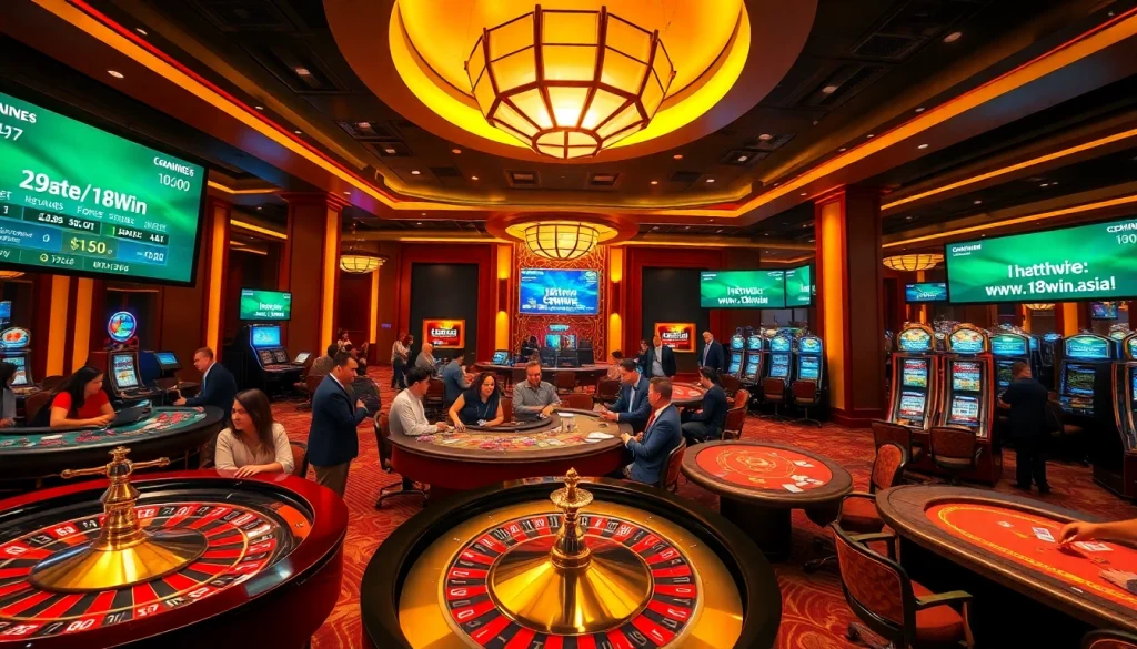 Experience thrilling gameplay at https://18win.asia/ with dynamic casino tables and vibrant gaming action.