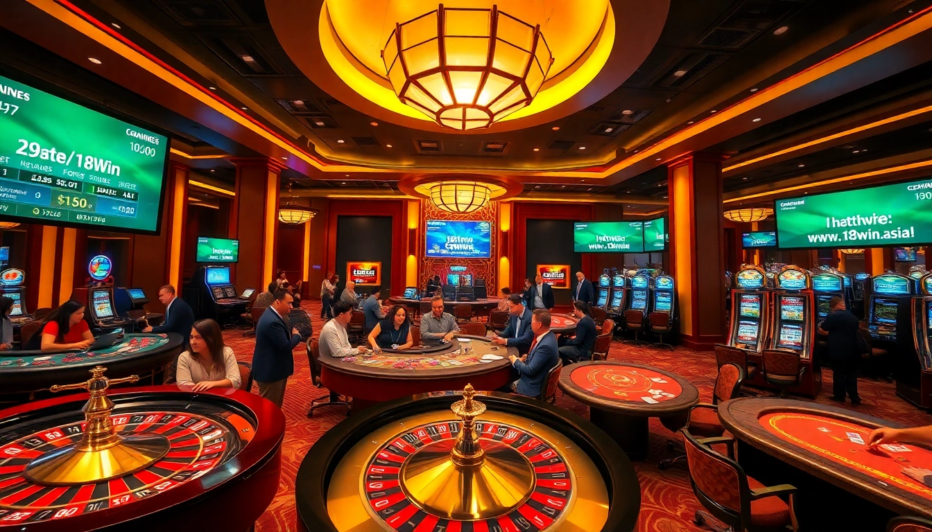 Experience thrilling gameplay at https://18win.asia/ with dynamic casino tables and vibrant gaming action.