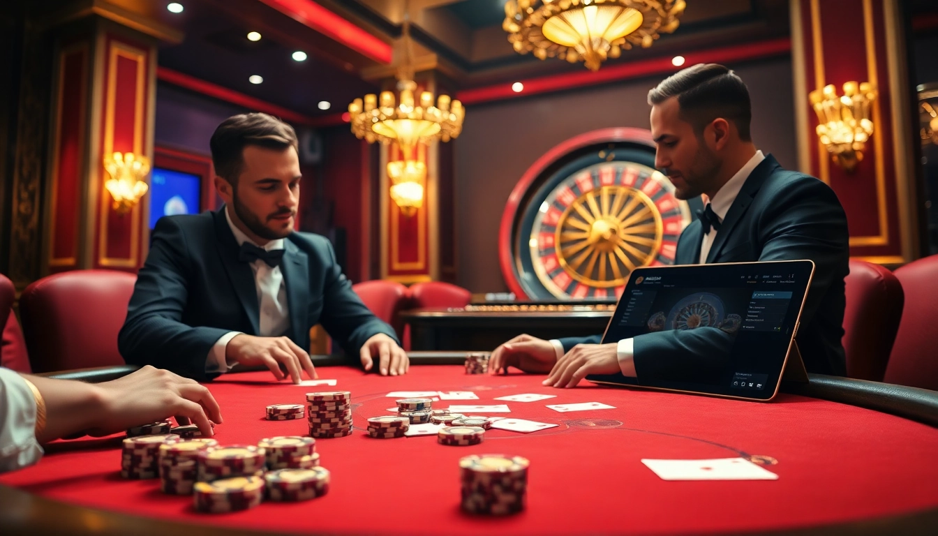 Experience high-stakes gambling at Luckywin with exciting poker and roulette action.