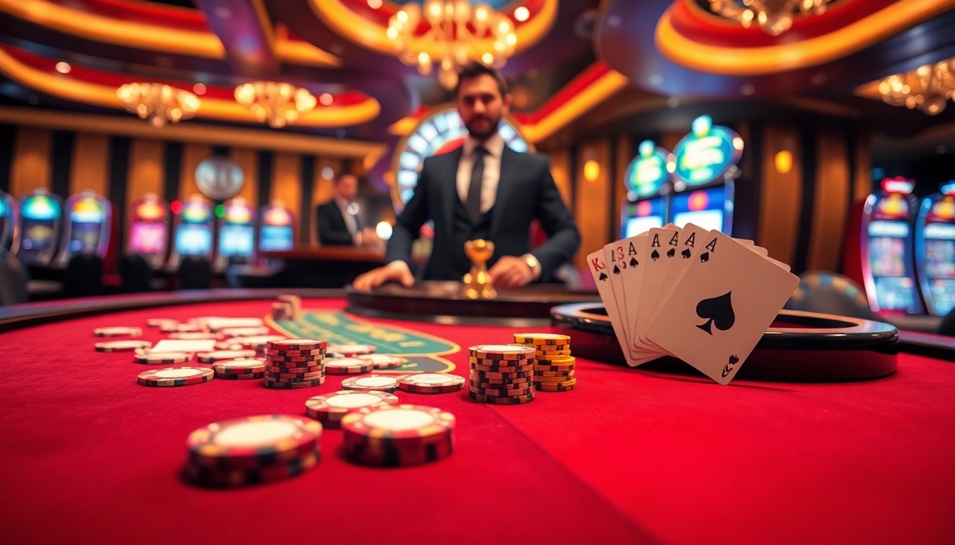 Experience high-stakes gameplay at the MK8 casino table with vibrant chips and elegant cards.