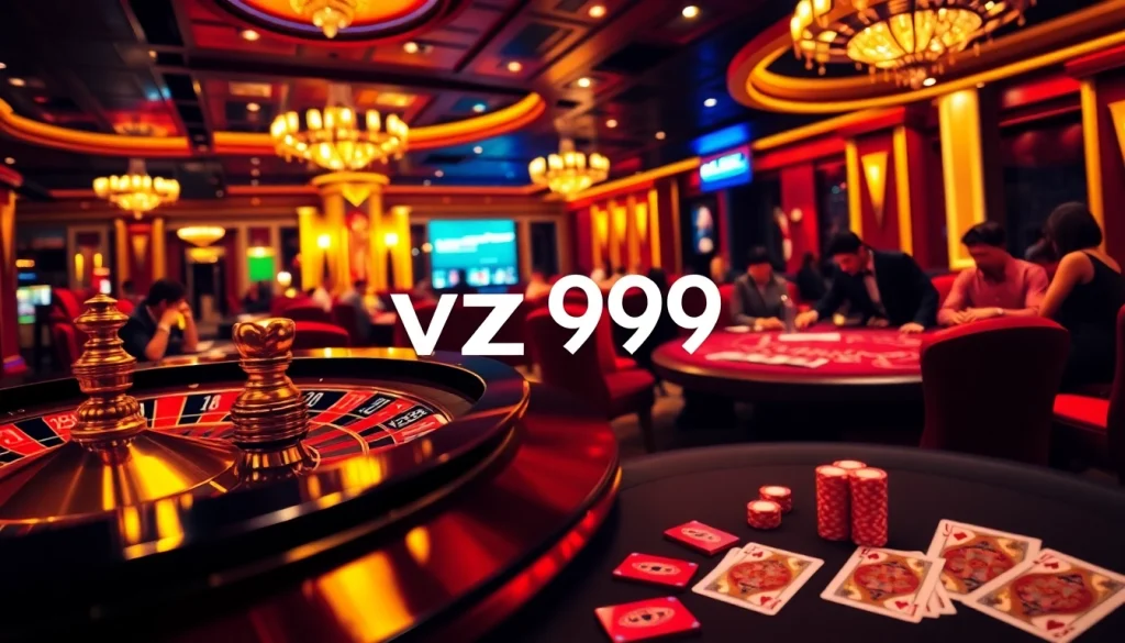 Experience luxury gambling at vz99 with vibrant casino tables and dynamic gameplay.