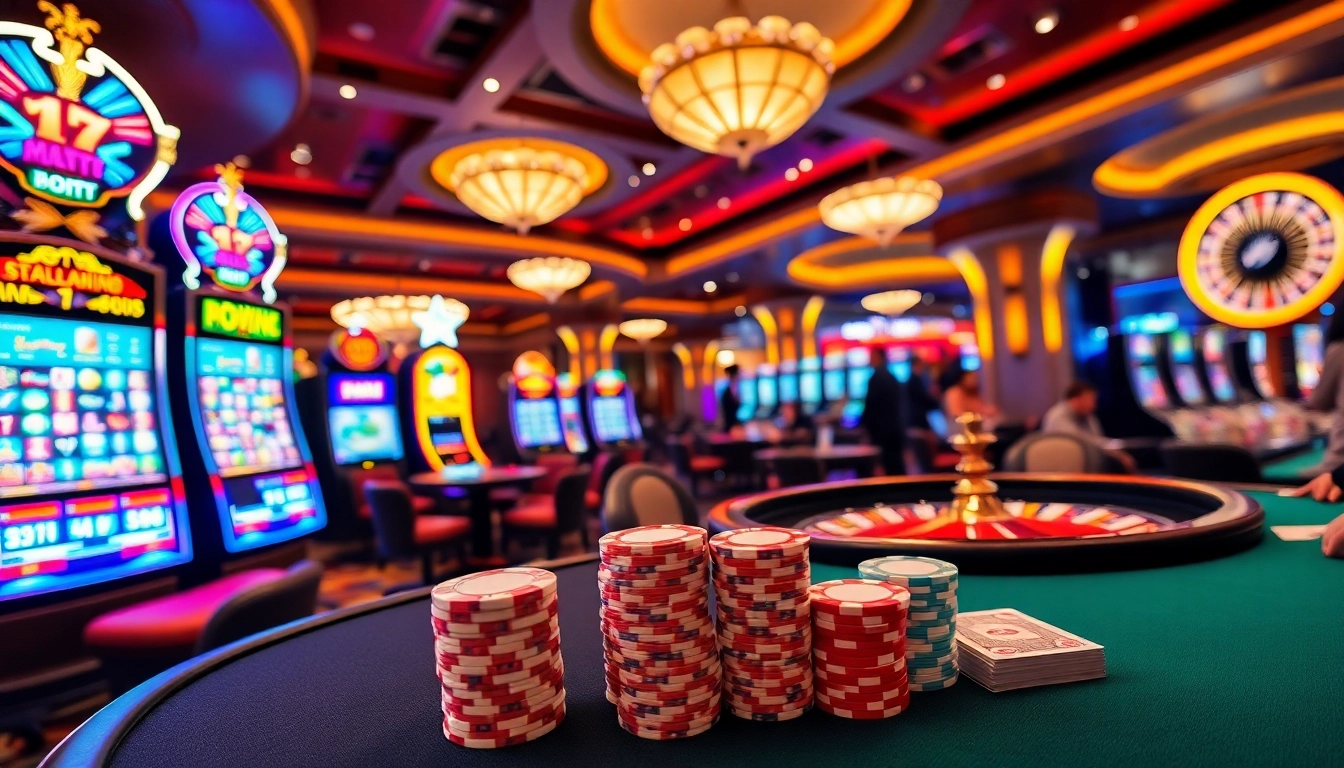 Experience thrilling casino action with vibrant games at https://fly88-vi.com/, featuring roulette and poker tables.