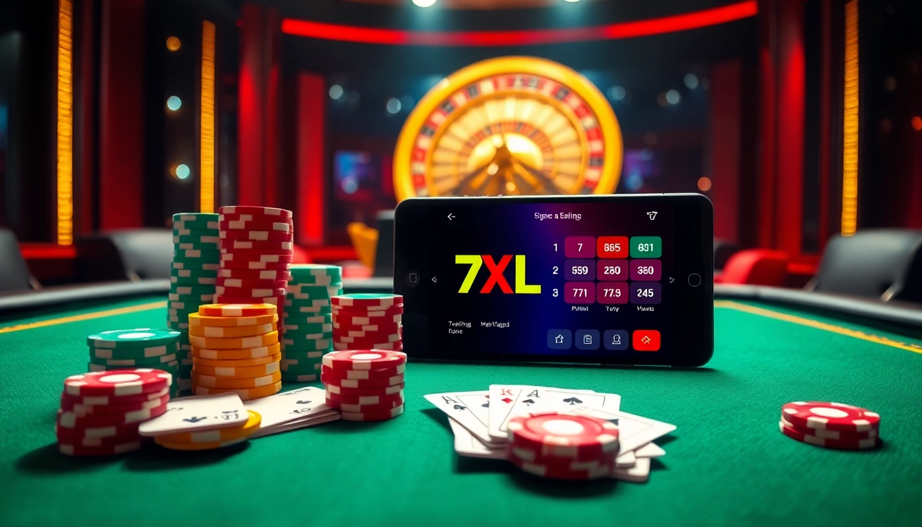 חווה את ההתרגשות של 7xl להורדה עם ויזואליות קזינו צבעוניות שמציגות משחקים מקוונים.