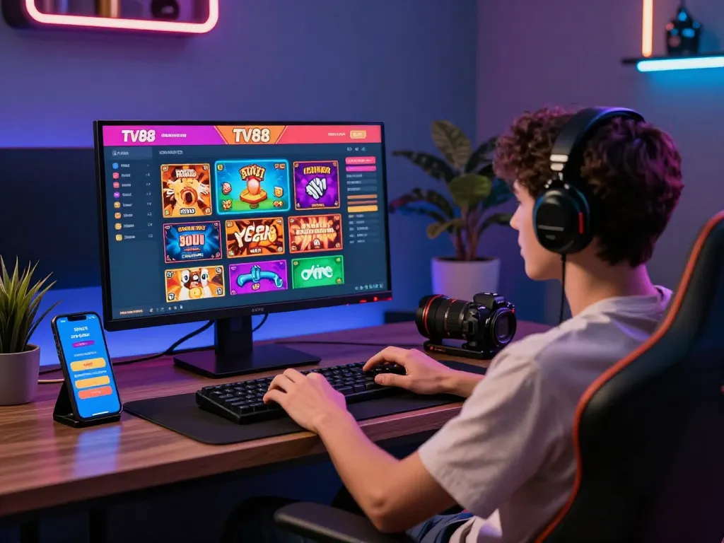Engaging user experience on TV88 betting platform showcasing vibrant graphics and interactive elements.