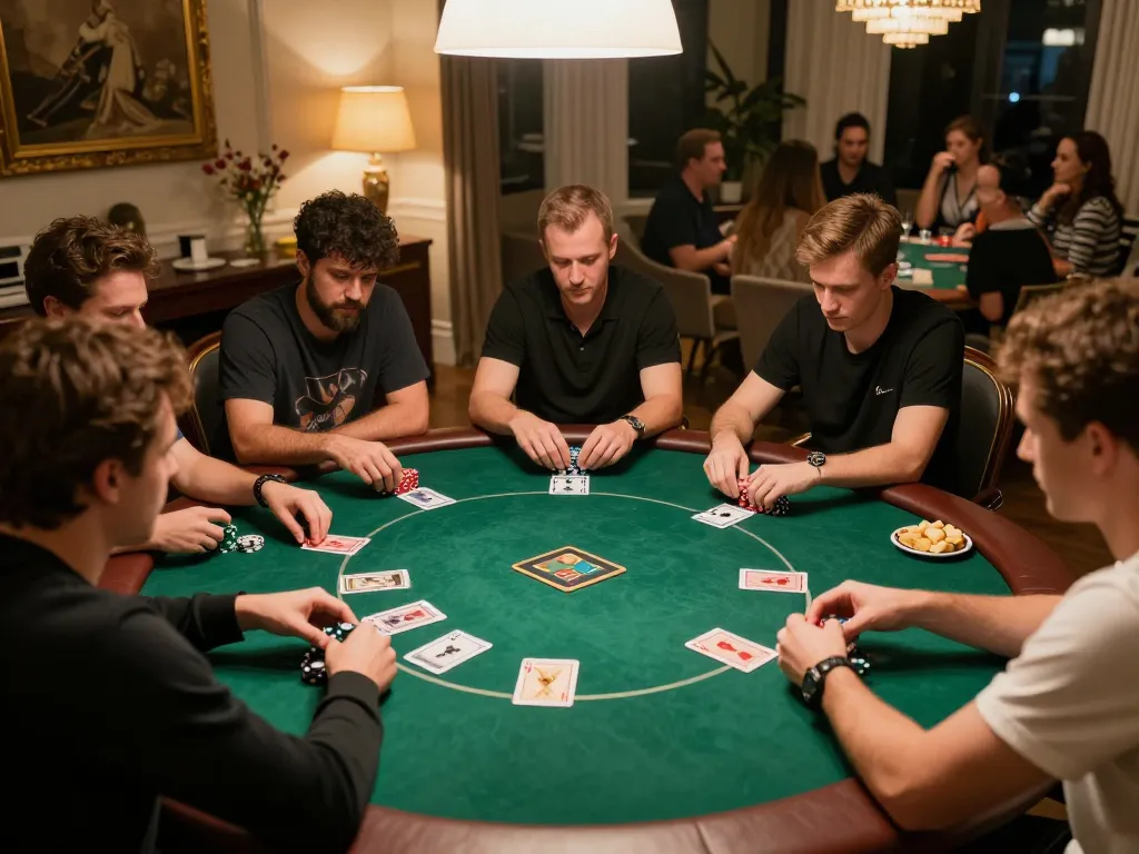 Rasakan permainan poker yang mendebarkan di https://withinthesewallsblog.com/2017/ dengan pemain yang terlibat merencanakan strategi.