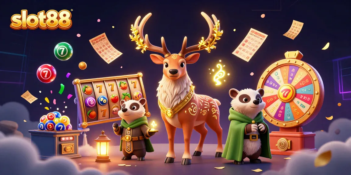 Slot88 menawarkan pengalaman bermain yang seru dengan reel slot, jackpot, dan simbol buah.