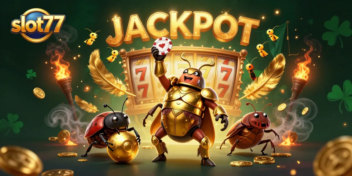 Play thrilling games at slot77 with vibrant characters and jackpot excitement.
