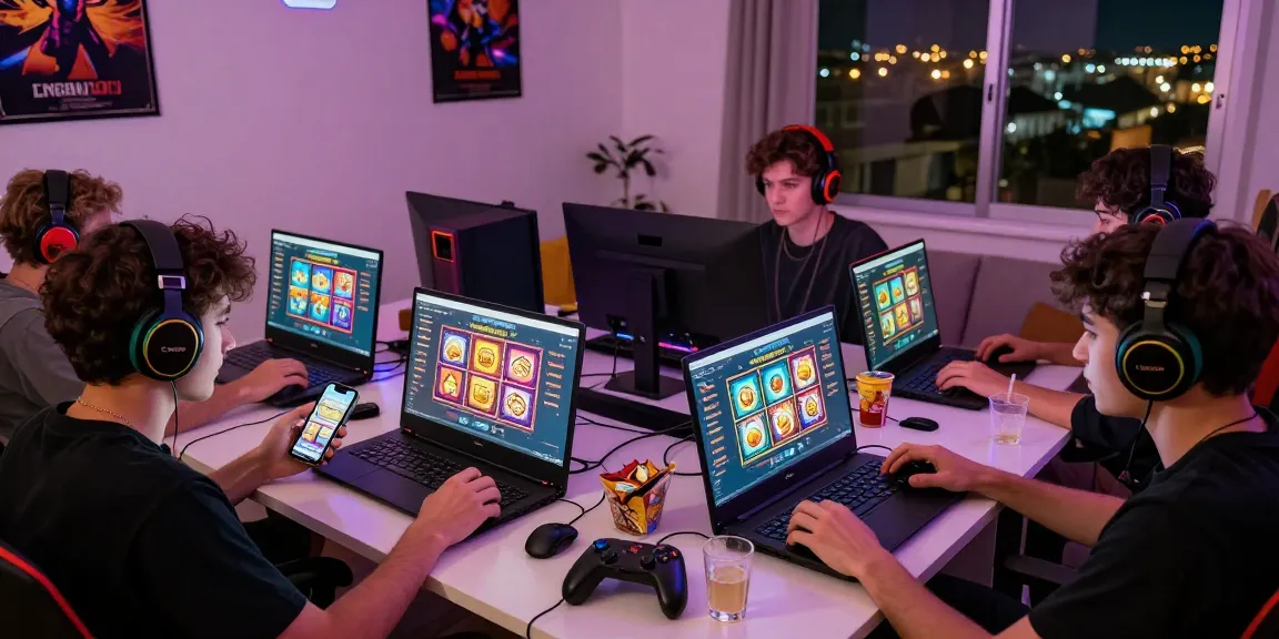 Players enjoying the ngamenjitu online gaming experience in a vibrant setting.