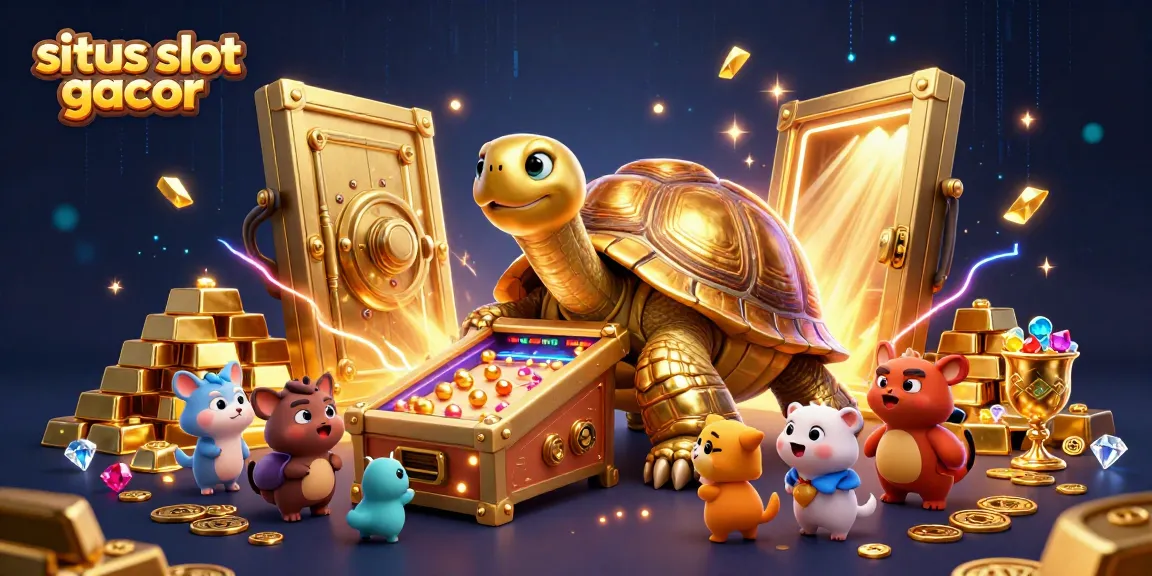Situs slot gacor dengan karakter unik dan suasana kaya emas, pemain beraksi untuk meraih jackpot.