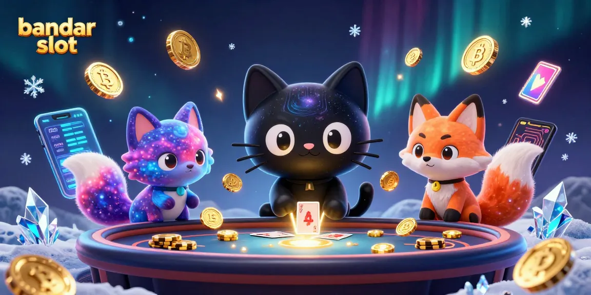 Taruhan menarik pada bandar slot dengan kucing hitam berputar dan teman fox nebula di kasino kosmik.