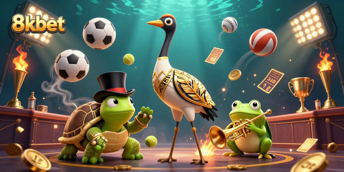 Bet on exciting games with 8xbet’s colorful characters celebrating at a speakeasy scene.