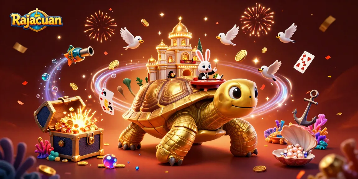 Rajacuan menyajikan kasino digital dengan detail 3D yang menarik, penuh dengan aset permainan.